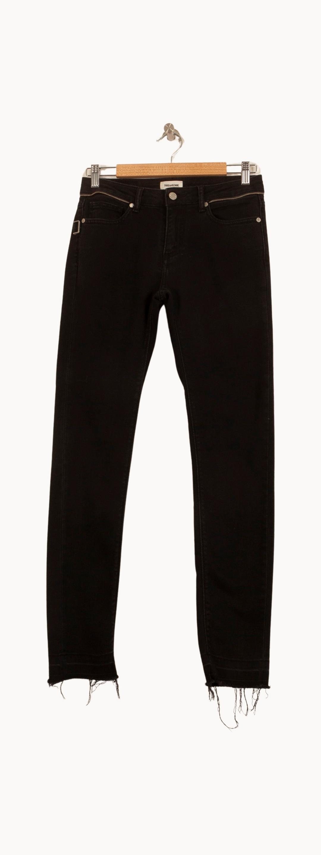 Jean Skinny Noir - Taille M/38 de la marque Zadig&Voltaire | PARAD55506 - Vendu par Paradigme - Image 2