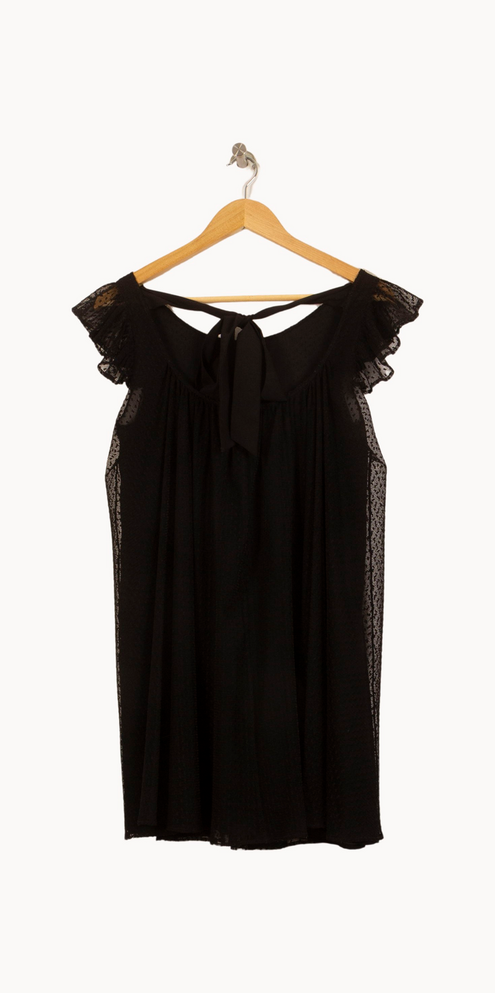 Robe Courte Noire - Taille S/36 de la marque Claudie Pierlot | PARAD65015 - Vendu par Paradigme - Image 4