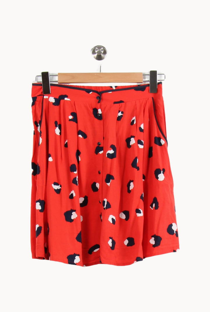 Jupe Courte Rouge et Bleu Marine - Taille S/36 de la marque Grace & Mila | PARAD65386 - Vendu par Paradigme - Image 2