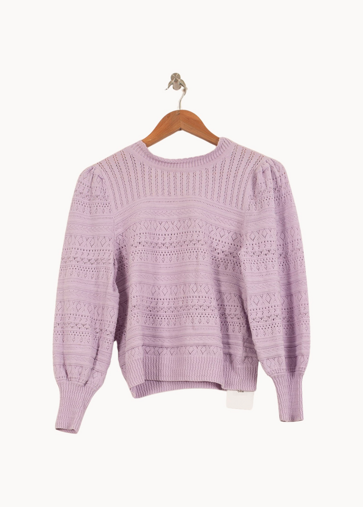 Pull Violet - Taille S/36 de la marque Petite Mendigote | PARAD63172 - Vendu par Paradigme - Image 2