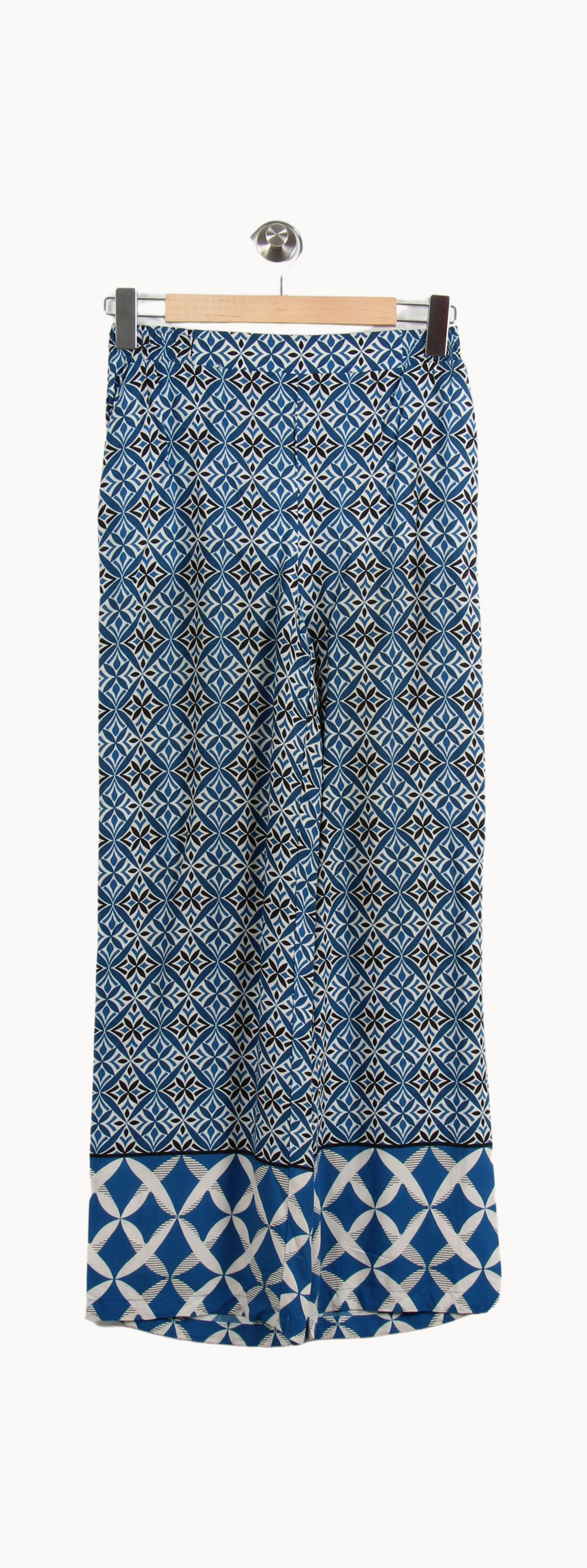 Pantalon Large Bleu et Blanc - Taille S/36 de la marque La Fée Maraboutée | PARAD64975 - Vendu par Paradigme - Image 2