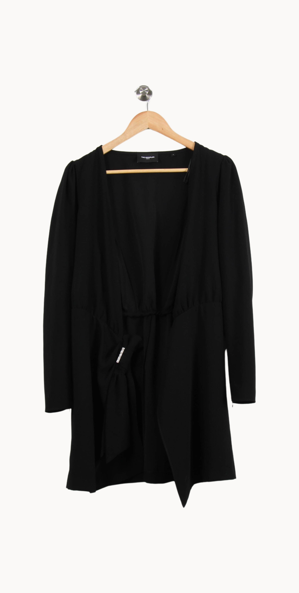 Robe Courte Noire - Taille M/38 de la marque The Kooples | PARAD50876 - Vendu par Paradigme - Image 2