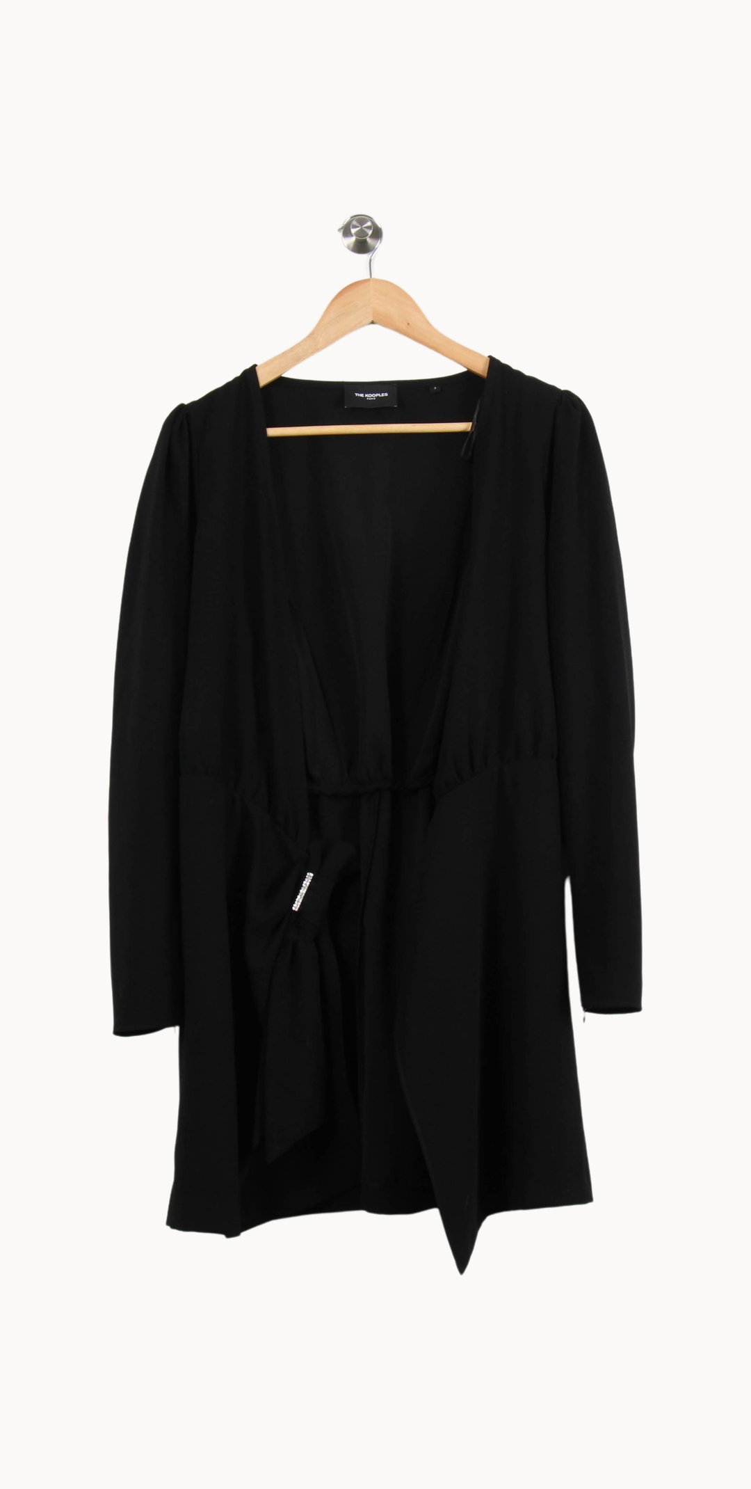 Robe Courte Noire - Taille M/38 de la marque The Kooples | PARAD50876 - Vendu par Paradigme - Image 2