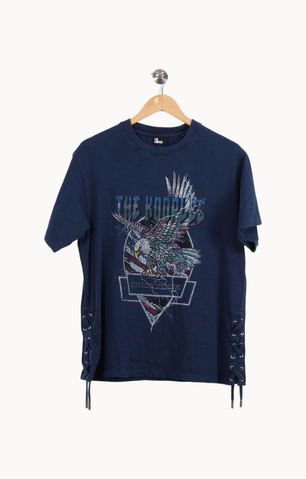 Tee-shirt Bleu - Taille L/40 de la marque The Kooples | PARAD55242 - Vendu par Paradigme - Image 2