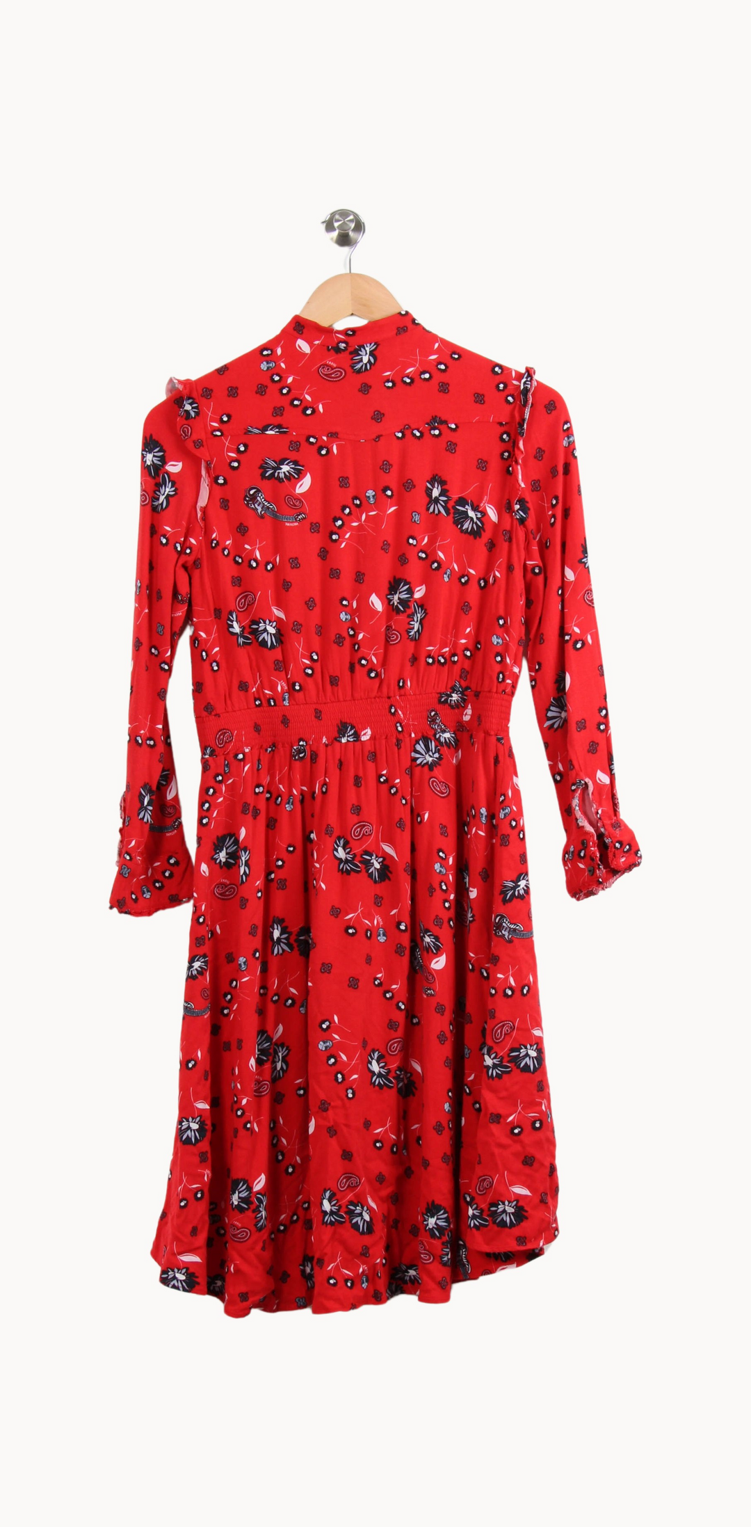 Robe rouge à motifs - Taille XXS/32 de la marque Zadig&Voltaire | PARAD47539 - Vendu par Paradigme - Image 4