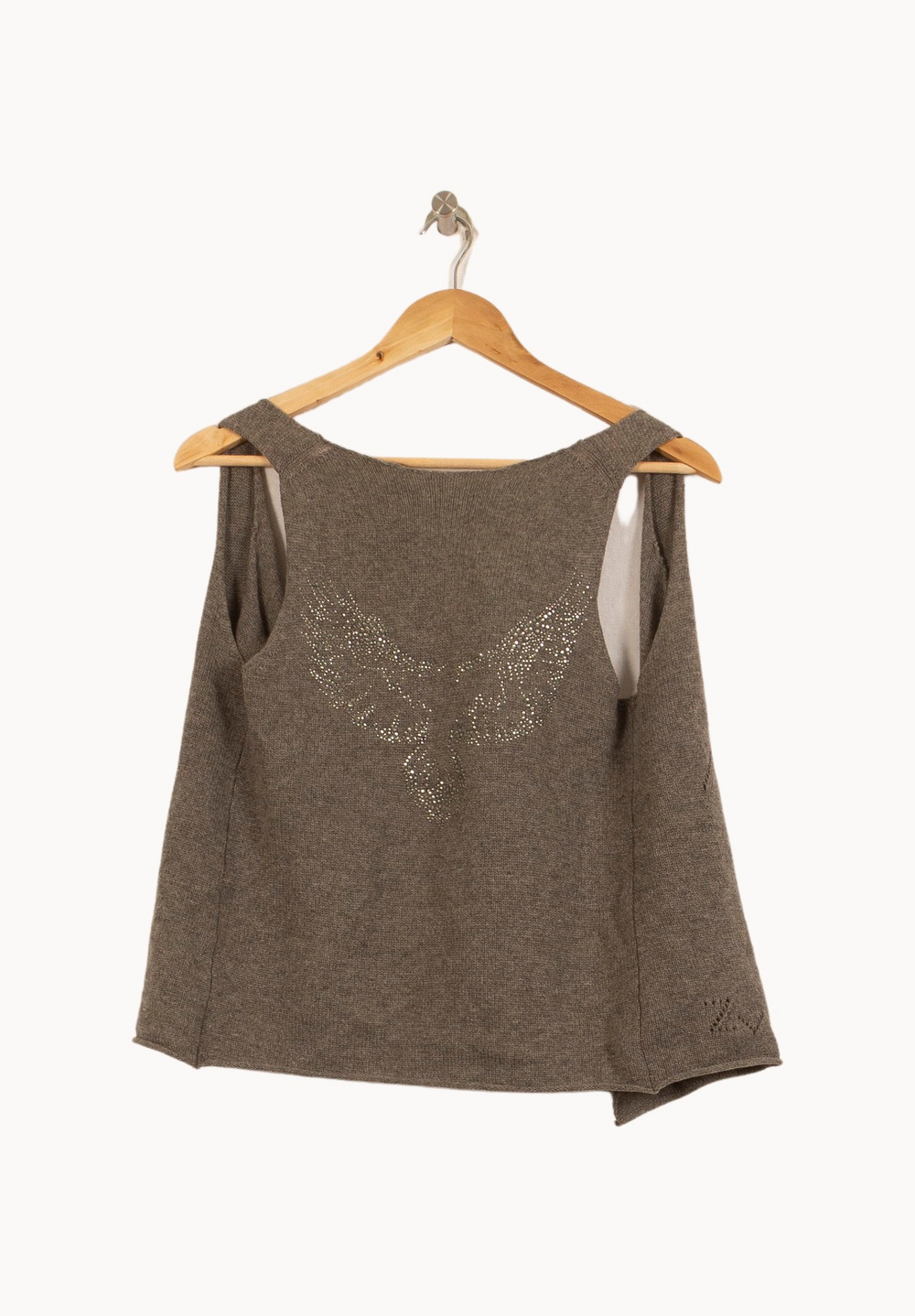 Gilet Gris - Taille S/36 de la marque Zadig&Voltaire | PARAD44628 - Vendu par Paradigme - Image 4