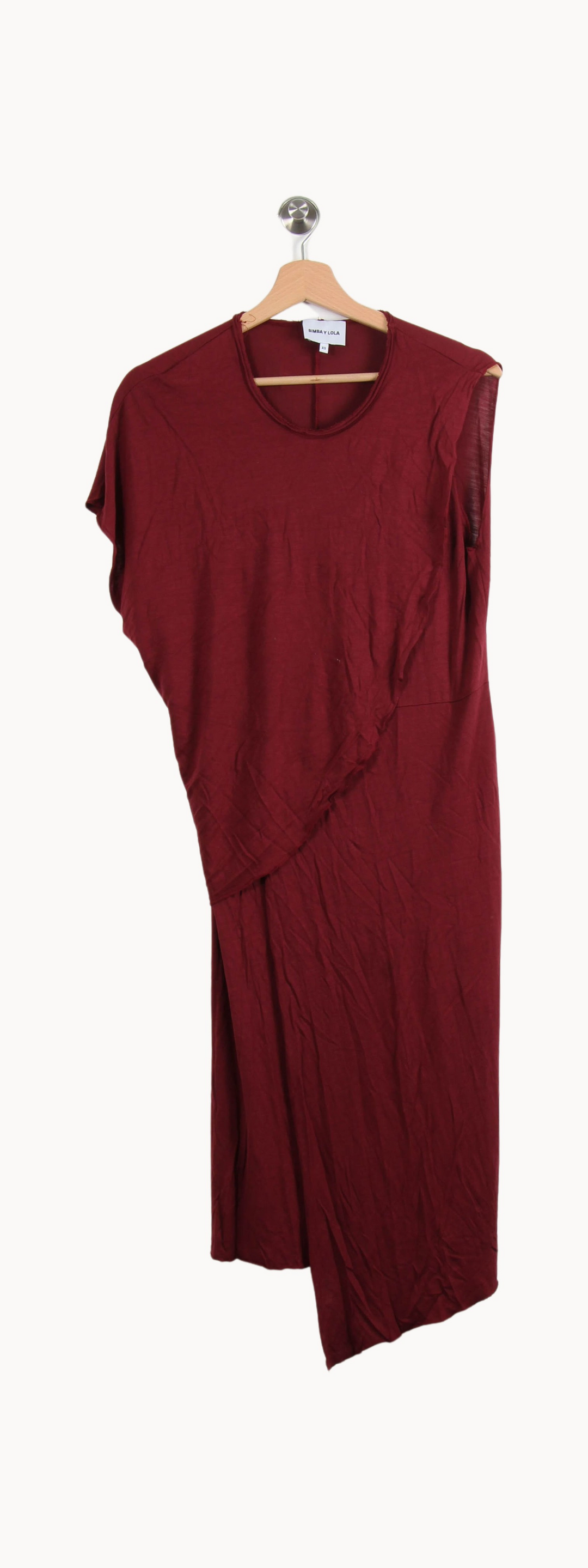 Robe Midi Bordeaux - Taille XS/34 de la marque Bimba y Lola | PARAD44978 - Vendu par Paradigme - Image 2