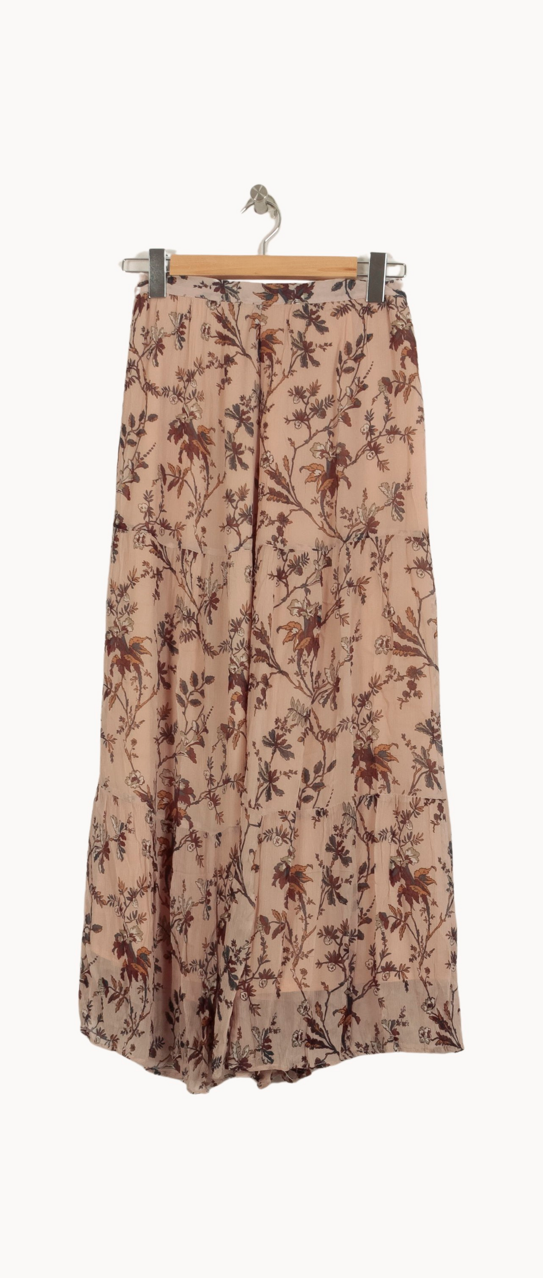 Jupe Longue Rose et Marron - Taille XS/34 de la marque Pablo | PARAD53239 - Vendu par Paradigme - Image 2