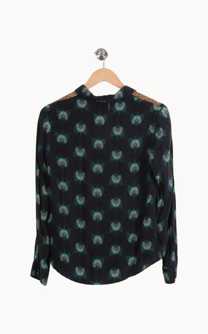 Chemise Noire et Verte - Taille L/40 de la marque One Step | PARAD66480 - Vendu par Paradigme - Image 4