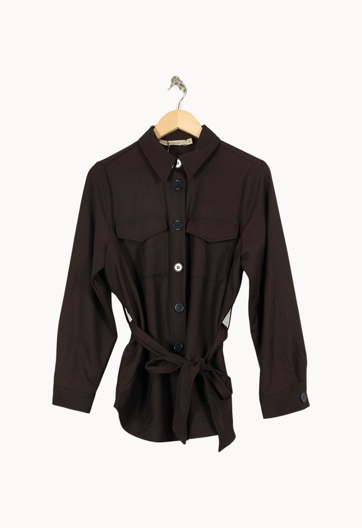 Veste Ceinturée Marron - Taille M/38 de la marque Ekyog | PARAD4580 - Vendu par Paradigme - Image 2