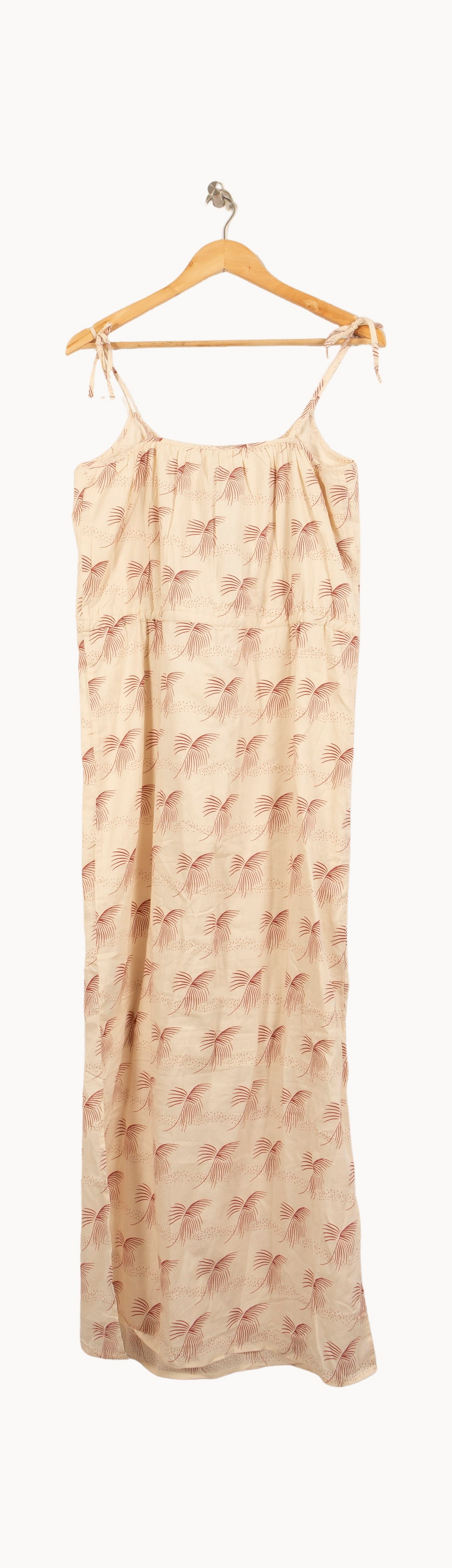 Robe Longue Beige et Rouge - Taille M/38 de la marque Des petits hauts | PARAD64187 - Vendu par Paradigme - Image 4