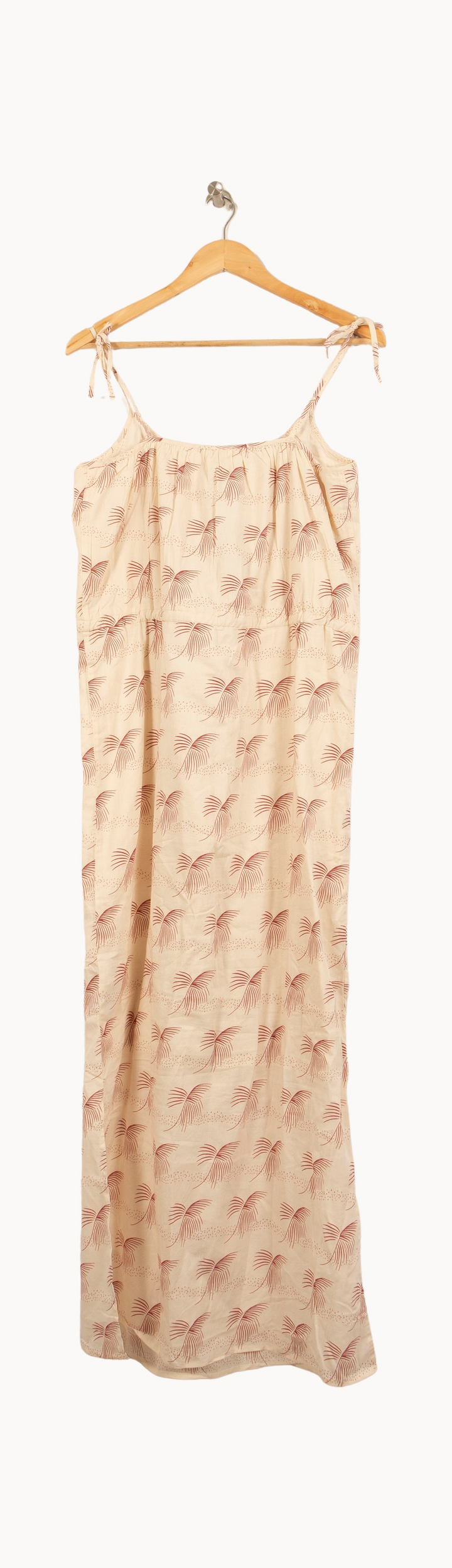 Robe Longue Beige et Rouge - Taille M/38 de la marque Des petits hauts | PARAD64187 - Vendu par Paradigme - Image 4