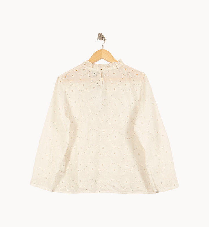 Blouse Blanche - Taille XL/42 de la marque Galeries Lafayette | PARAD44969 - Vendu par Paradigme - Image 4