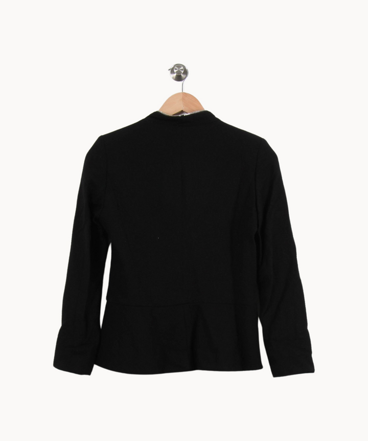 Blazer Noir - Taille S/36 de la marque Sandro | PARAD52124 - Vendu par Paradigme - Image 4