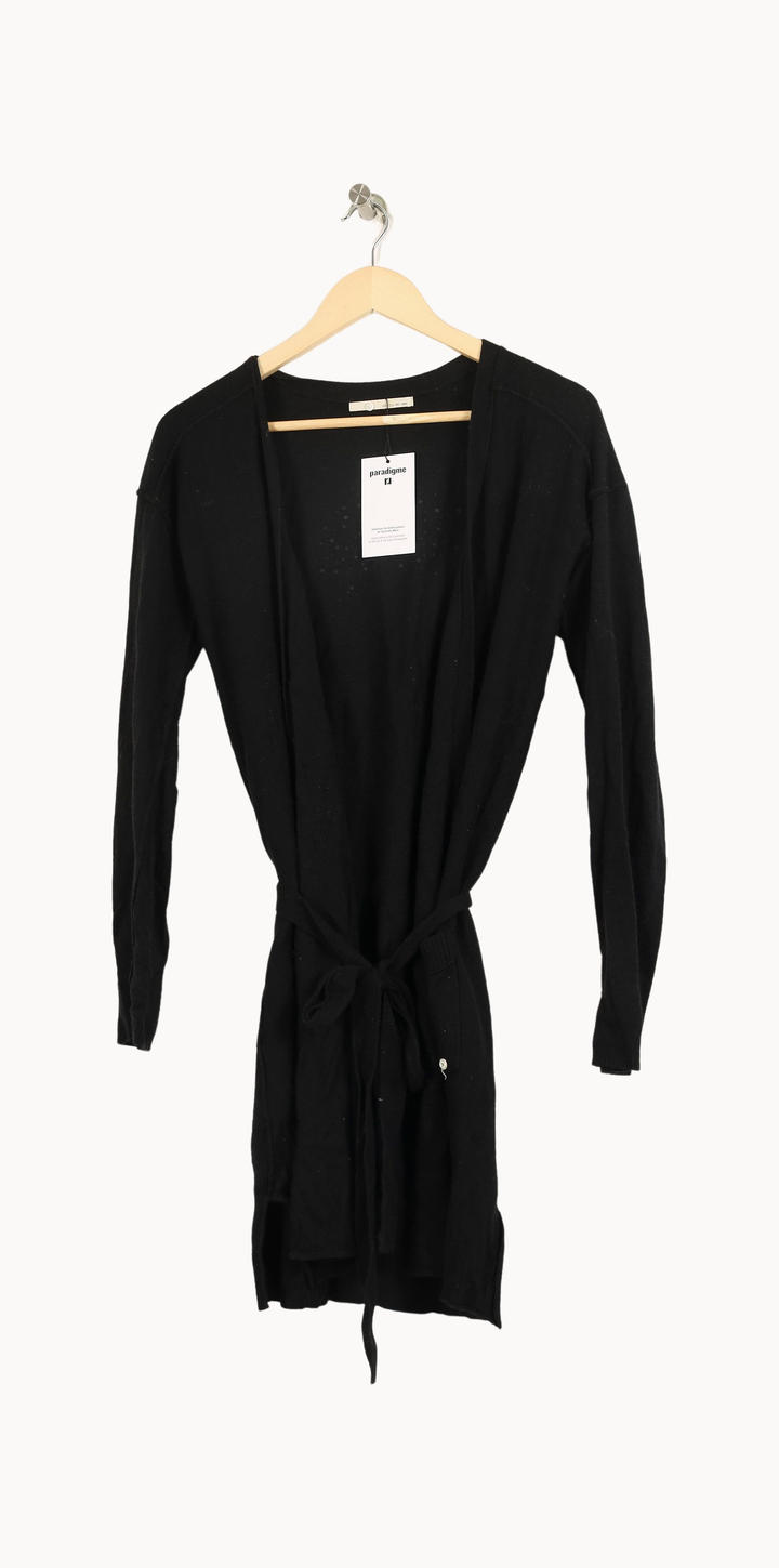 Cardigan Noir - Taille M/38 de la marque IKKS | PARAD36115 - Vendu par Paradigme - Image 2