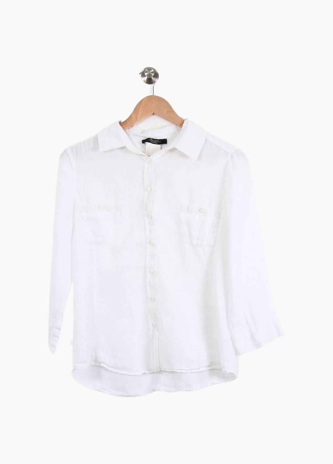 Chemise Blanche - Taille L/40 de la marque Max Mara | PARAD41620 - Vendu par Paradigme - Image 2