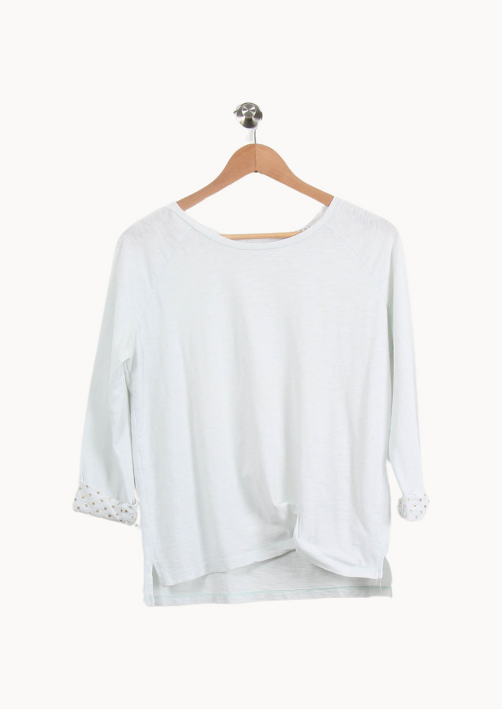 Tee-shirt Blanc - Taille S/36 de la marque Des petits hauts | PARAD46022 - Vendu par Paradigme - Image 4