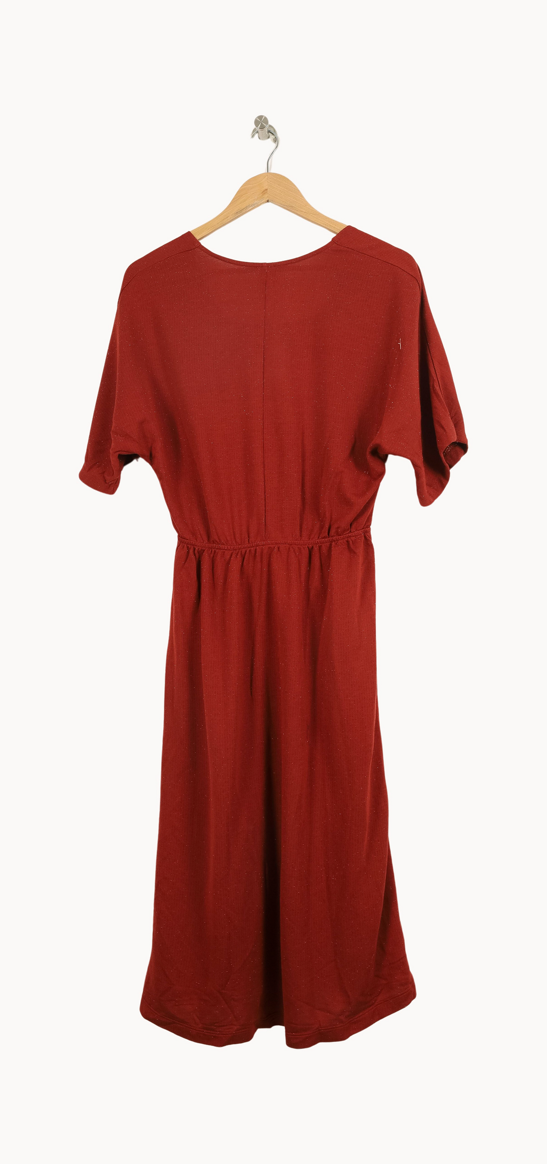 Robe Midi Rouge - Taille XS/34 de la marque Des petits hauts | PARAD50406 - Vendu par Paradigme - Image 4