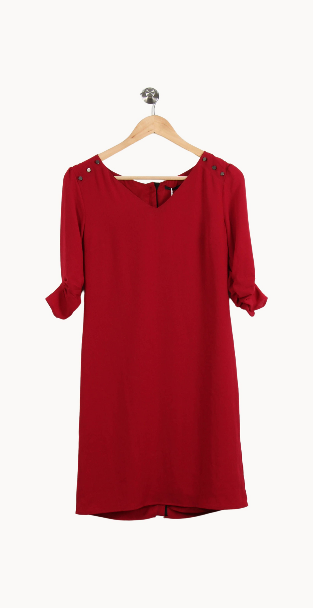 Robe Droite Rouge - Taille XS/34 de la marque IKKS | PARAD67379 - Vendu par Paradigme - Image 2