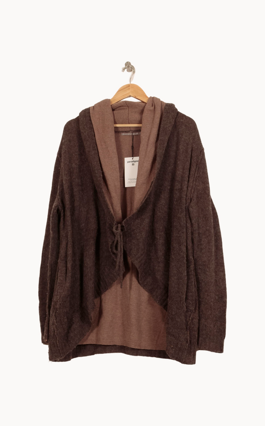 Cardigan Marron - Taille S/36 de la marque Bérénice | PARAD44692 - Vendu par Paradigme - Image 2