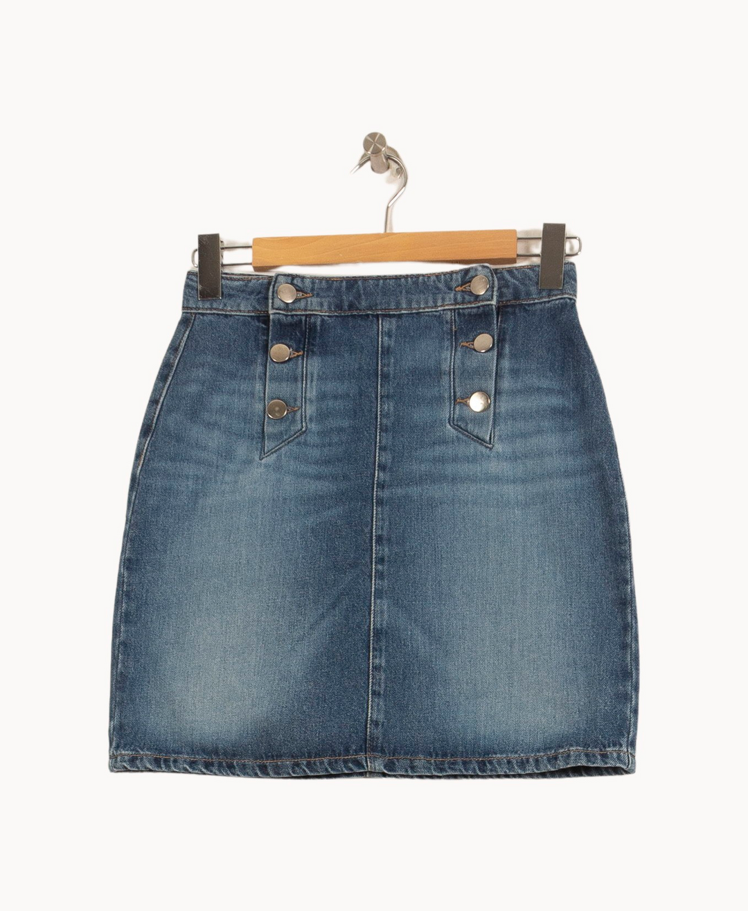 Jupe En Jean Bleue - Taille S/36 de la marque Maison 123 | PARAD64977 - Vendu par Paradigme - Image 2