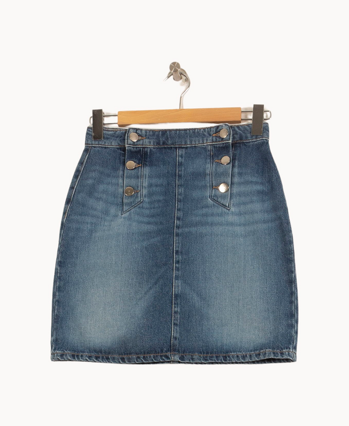 Jupe En Jean Bleue - Taille S/36 de la marque Maison 123 | PARAD64977 - Vendu par Paradigme - Image 2