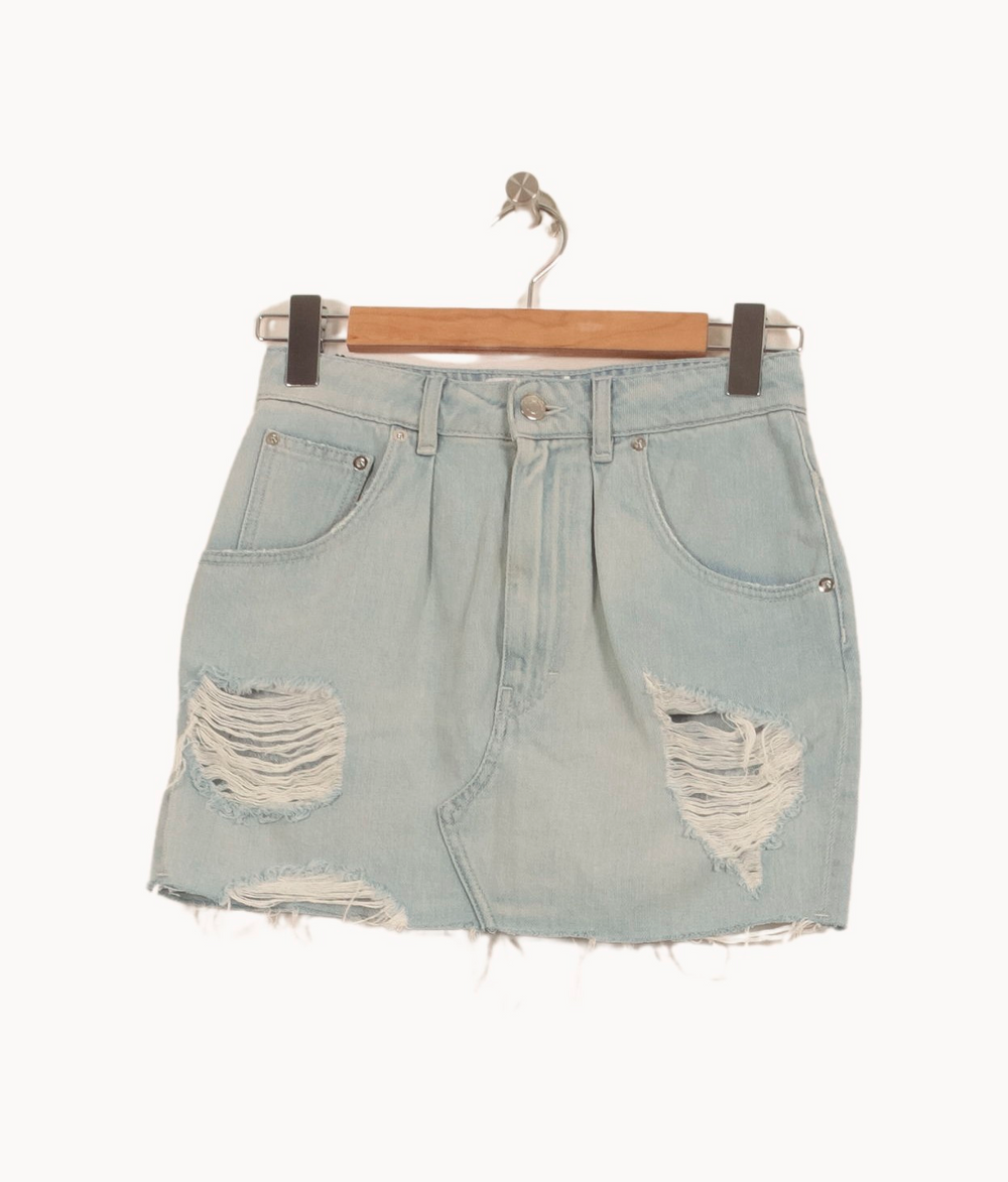 Jupe en Jean Bleue - Taille S/36 de la marque IRO | PARAD63986 - Vendu par Paradigme - Image 2