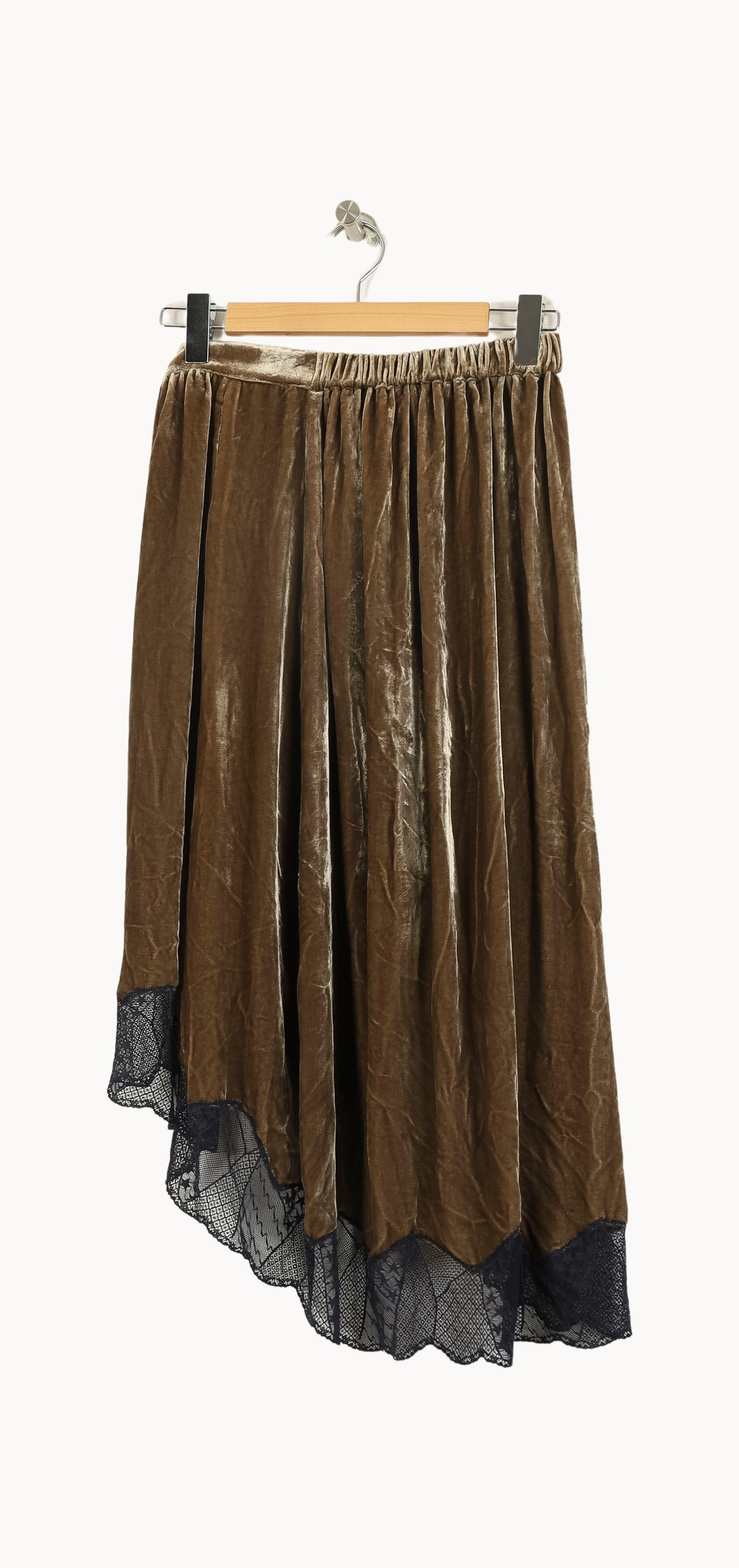 Jupe Asymétrique Marron et Noir - Taille XS/34 de la marque Zadig&Voltaire | PARAD35543 - Vendu par Paradigme - Image 2