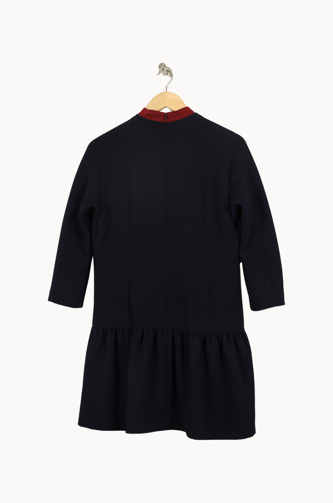 Robe Midi Bleu et Bordeaux - Taille S/36 de la marque Sandro | PARAD51297 - Vendu par Paradigme - Image 4