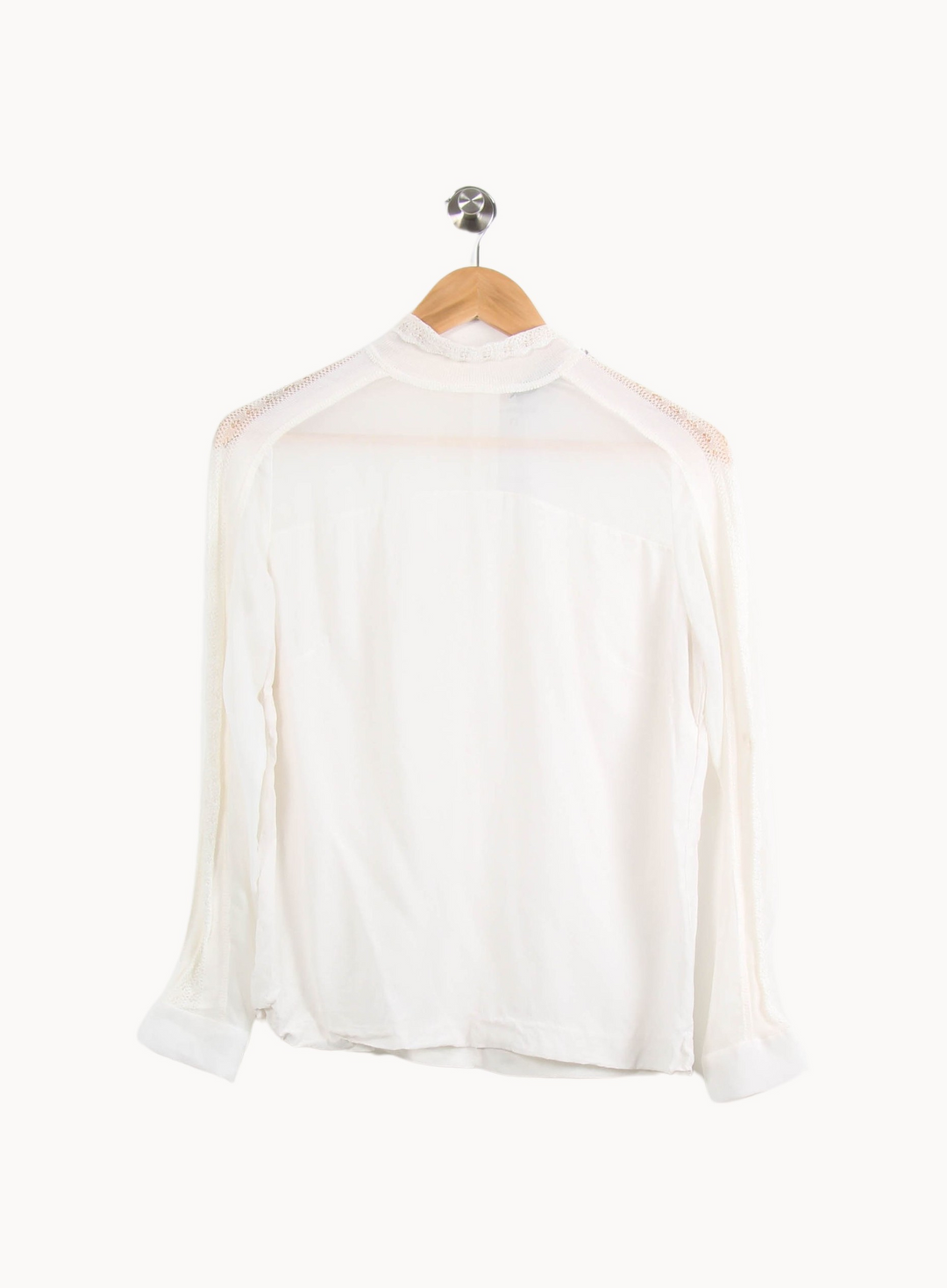 Blouse blanche - Taille S/36 de la marque Sandro | PARAD47713 - Vendu par Paradigme - Image 2