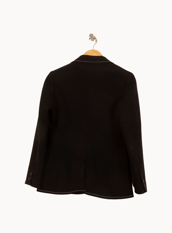 Blazer Noir - Taille S/36 de la marque Claudie Pierlot | PARAD63787 - Vendu par Paradigme - Image 4