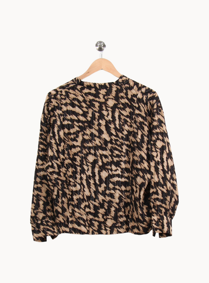 Blouse Noire et Beige - Taille M/38 de la marque Grace & Mila | PARAD64303 - Vendu par Paradigme - Image 4