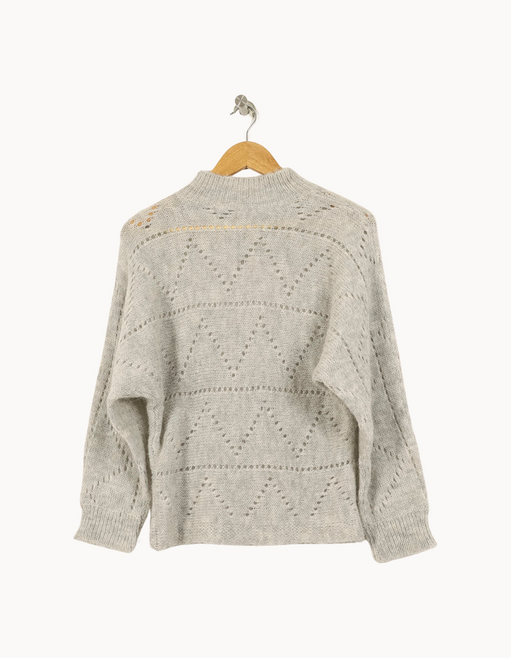 Pull Gris - Taille S/36 de la marque Louise Misha | PARAD67543 - Vendu par Paradigme - Image 4