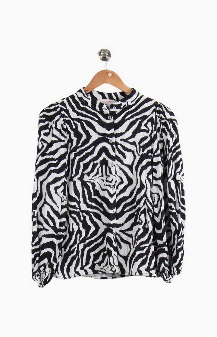 Chemise Blanche et Noire - Taille S/36 de la marque Imprevu | PARAD66952 - Vendu par Paradigme - Image 4