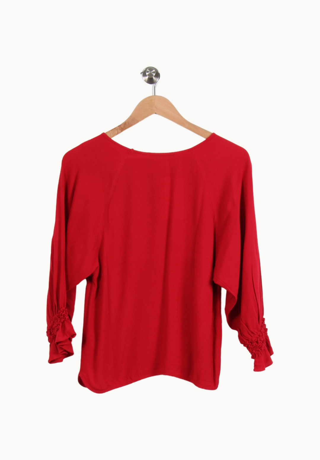 Blouse Rouge - Taille S/36 de la marque Maje | PARAD66853 - Vendu par Paradigme - Image 4