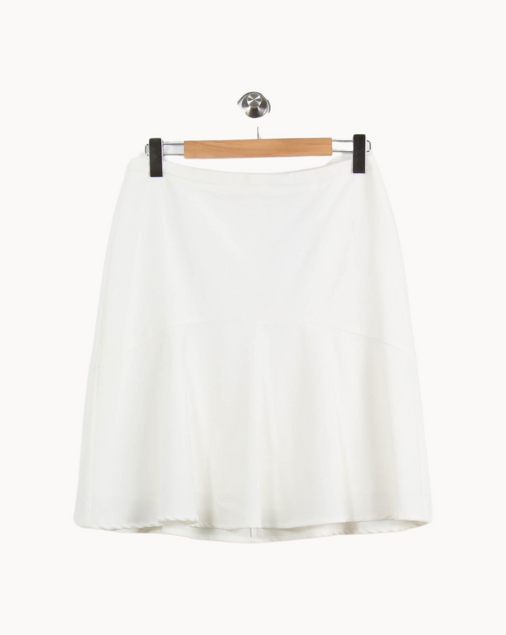 Jupe Midi Blanche - Taille L/40 de la marque Caroll | PARAD58368 - Vendu par Paradigme - Image 2