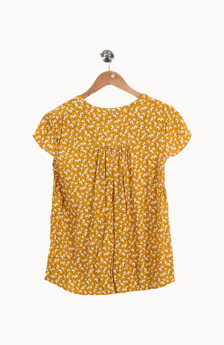 Blouse Jaune et Blanche - Taille M/38 de la marque Maison 123 | PARAD55474 - Vendu par Paradigme - Image 4