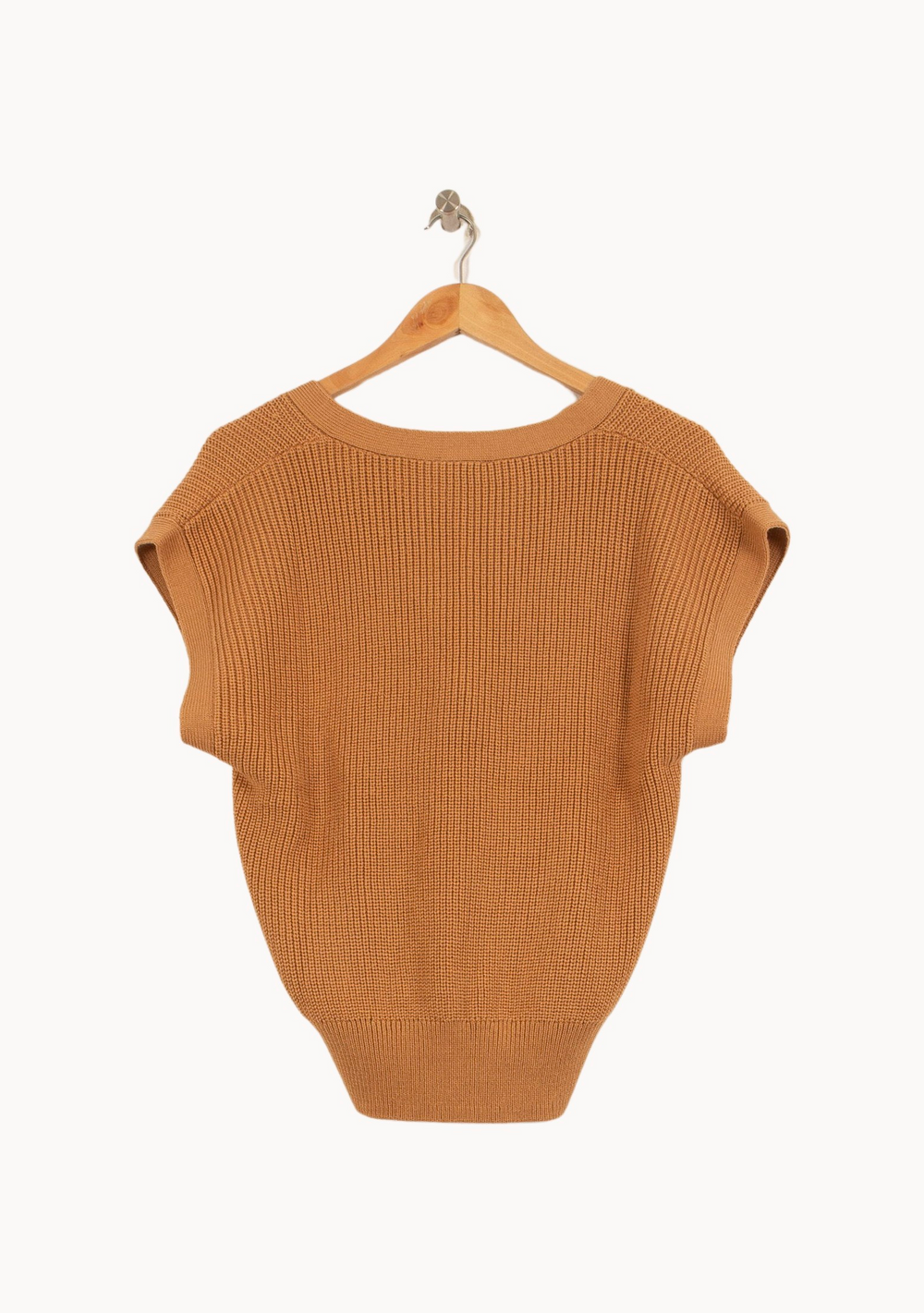 Pull Sans Manches Beige - Taille S/36 de la marque Caroll | PARAD64166 - Vendu par Paradigme - Image 4
