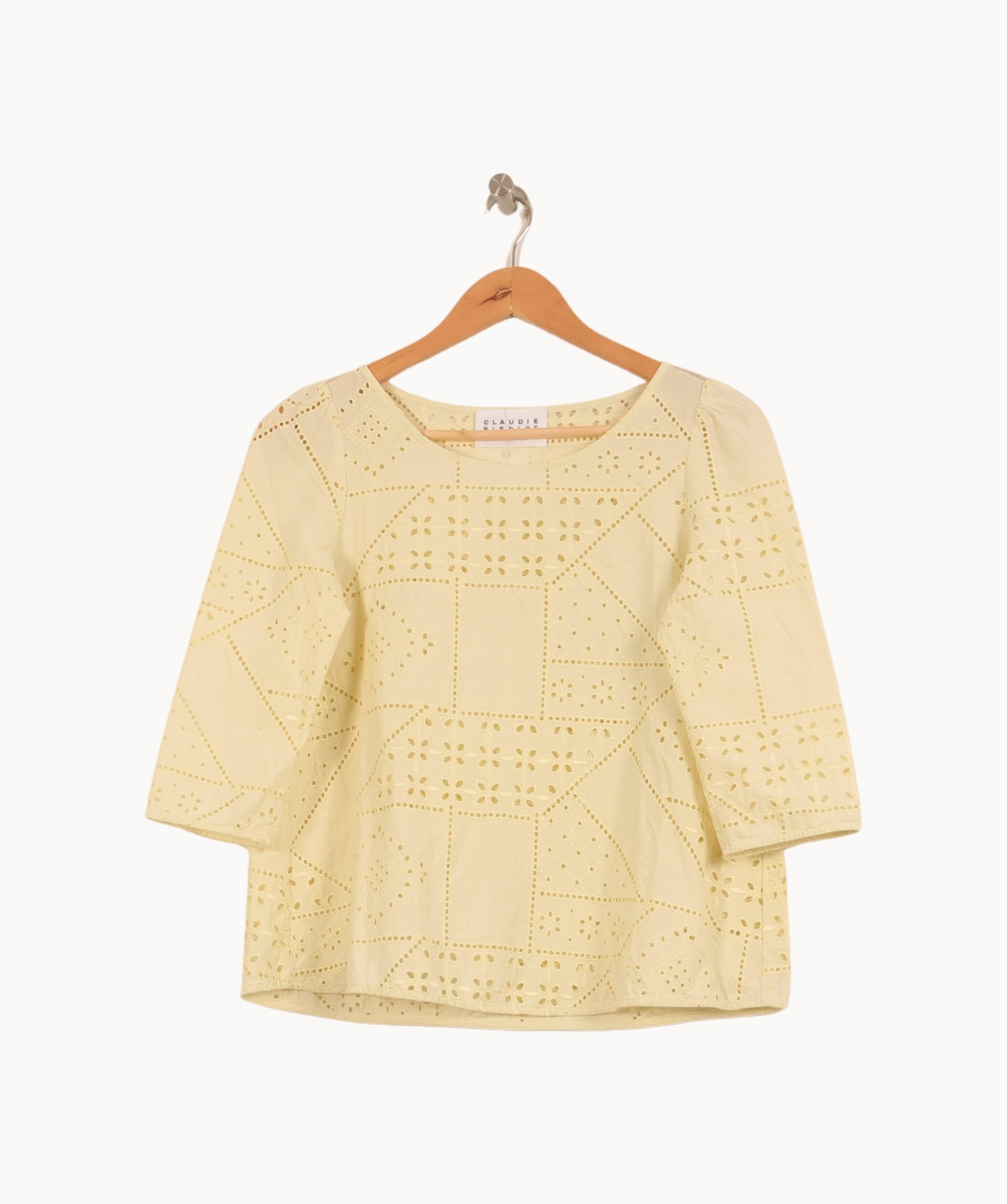 Blouse Jaune - Taille XS/34 de la marque Claudie Pierlot | PARAD66492 - Vendu par Paradigme - Image 2