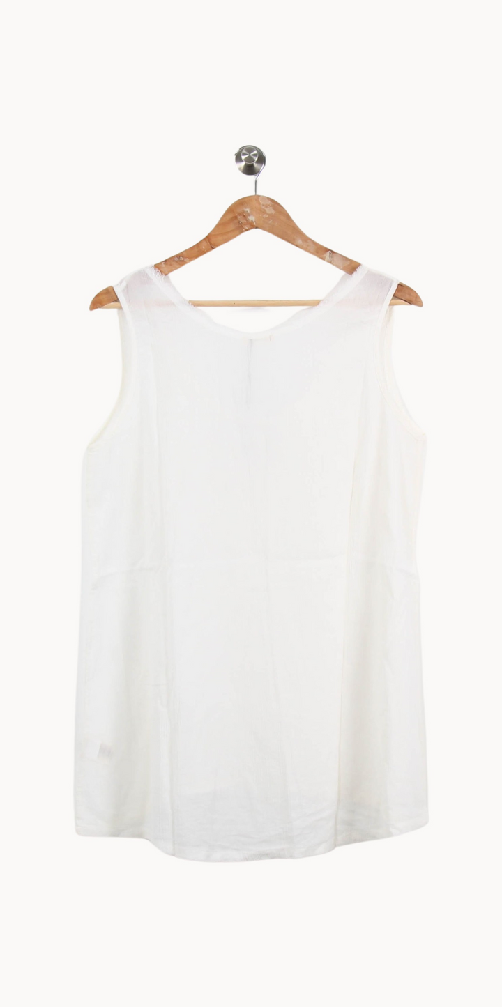 Débardeur Blanc - Taille S/36 de la marque American Vintage | PARAD52056 - Vendu par Paradigme - Image 4