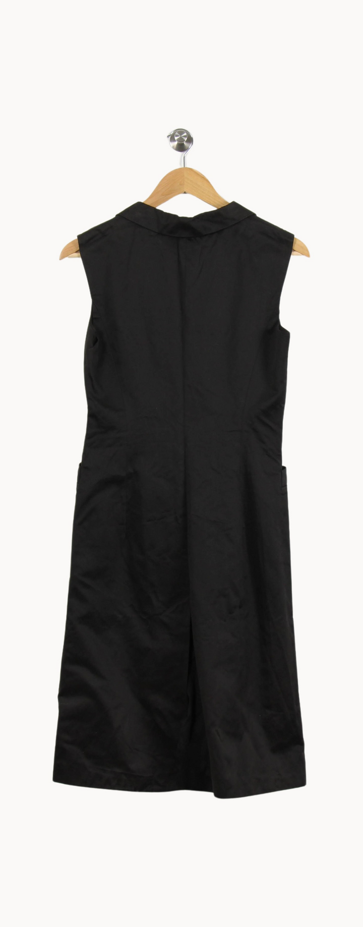 Robe Midi Noire - Taille M/38 de la marque Agnès b. | PARAD67861 - Vendu par Paradigme - Image 2
