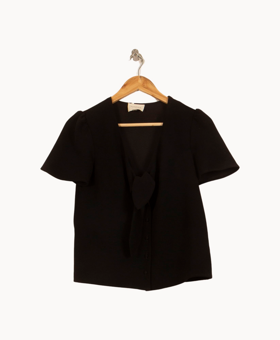 Blouse Noire - Taille XS/34 de la marque Sézane | PARAD64169 - Vendu par Paradigme - Image 2