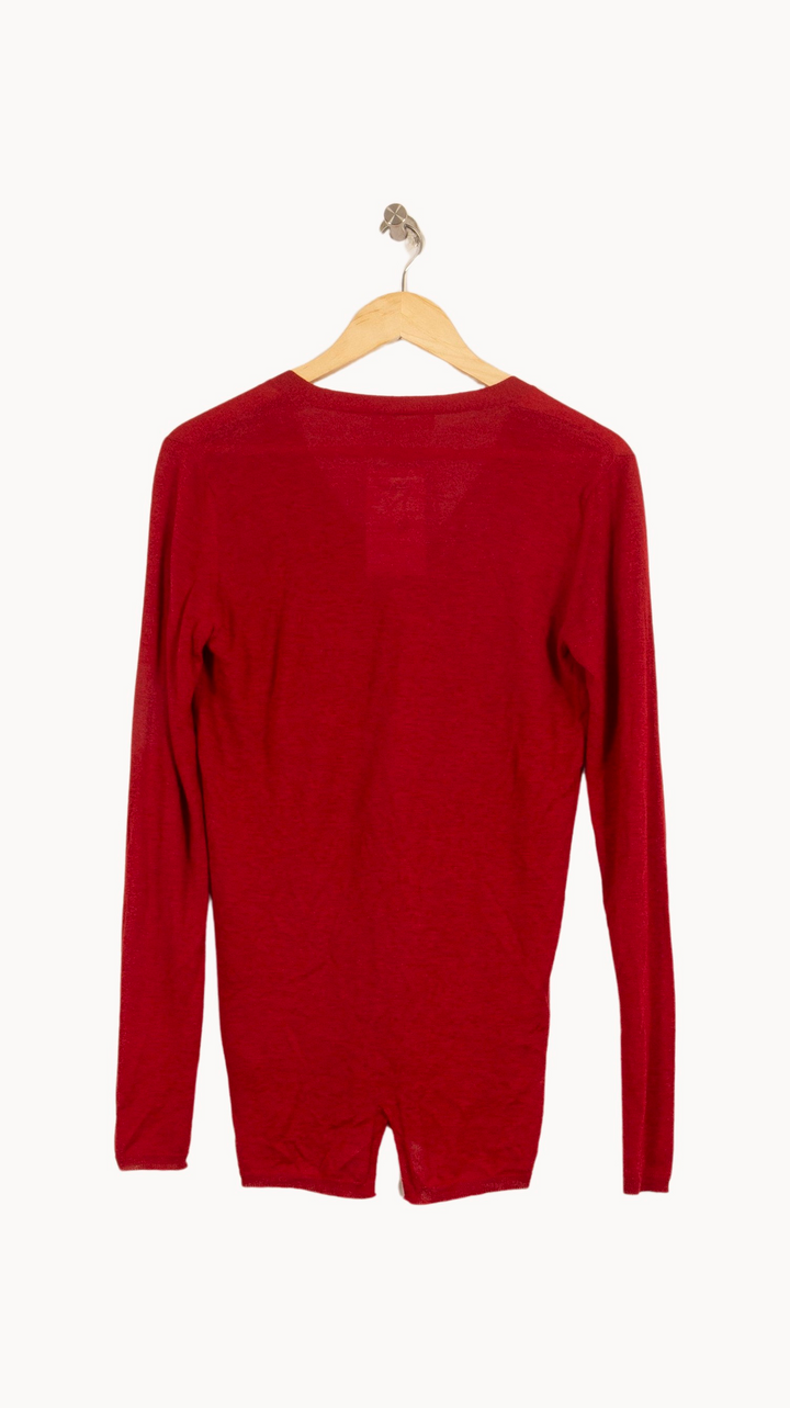 Cardigan Rouge - Taille T.U. de la marque Max Mara | PARAD51468 - Vendu par Paradigme - Image 4