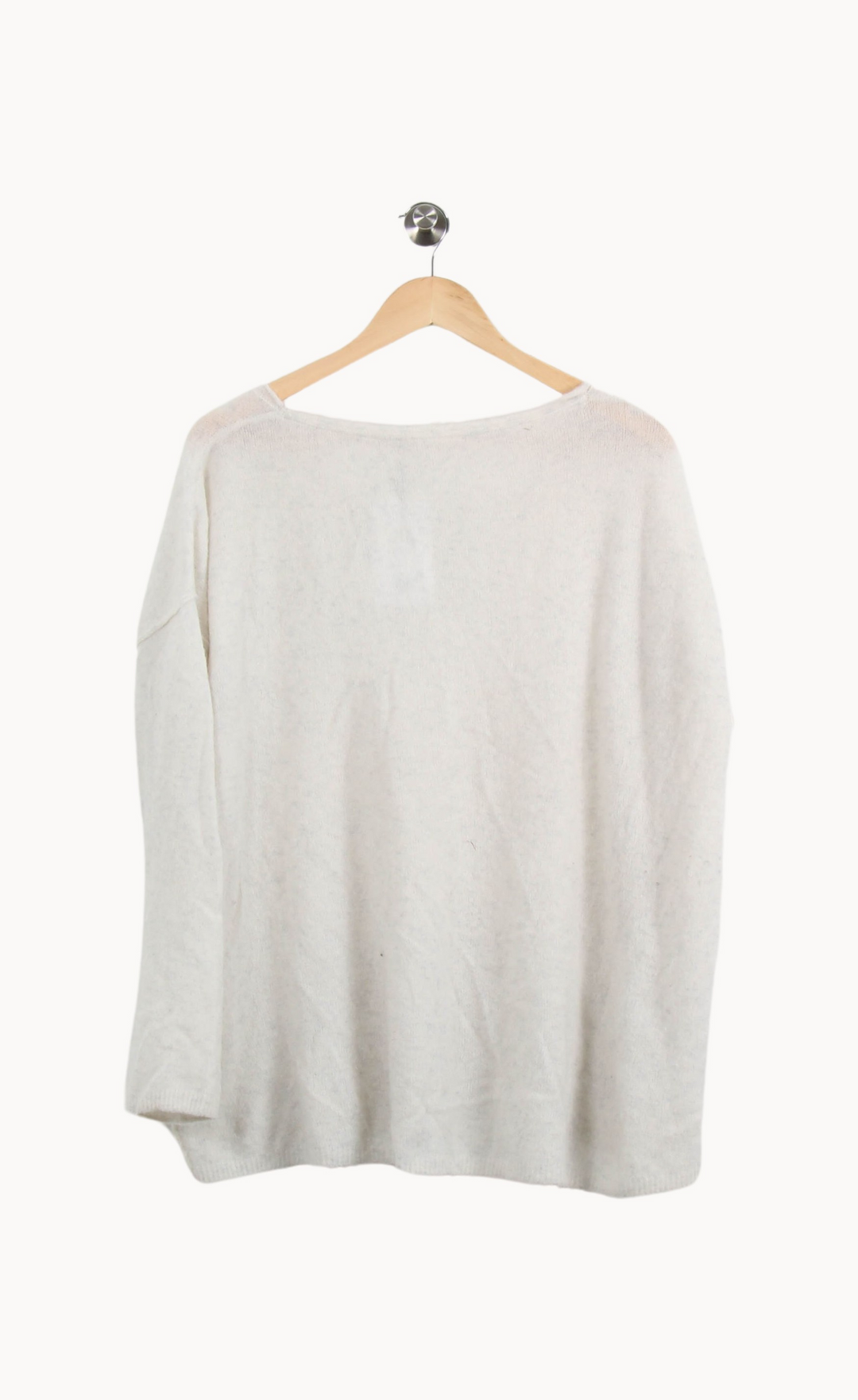 Pull Blanc - Taille L/40 de la marque American Vintage | PARAD35523 - Vendu par Paradigme - Image 4