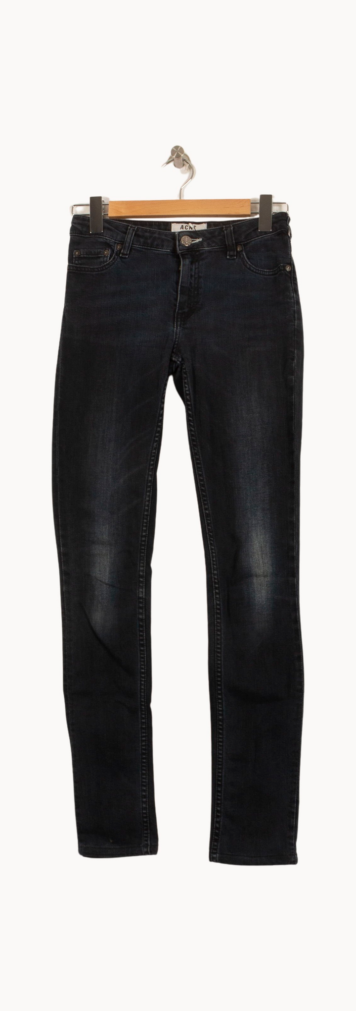 Jean Slim Bleu Foncé - Taille XS/34 de la marque Acne Studios | PARAD64210 - Vendu par Paradigme - Image 2