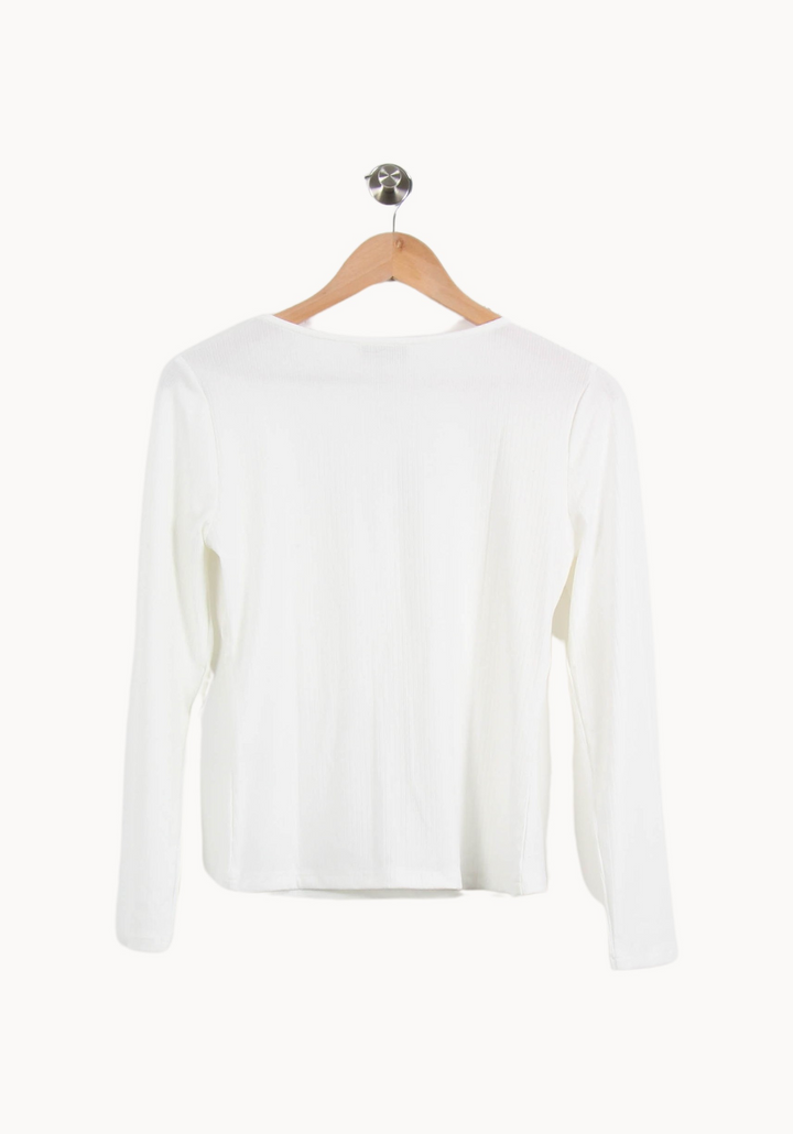 Pull Blanc - Taille L/40 de la marque La Petite Etoile | PARAD65272 - Vendu par Paradigme - Image 4