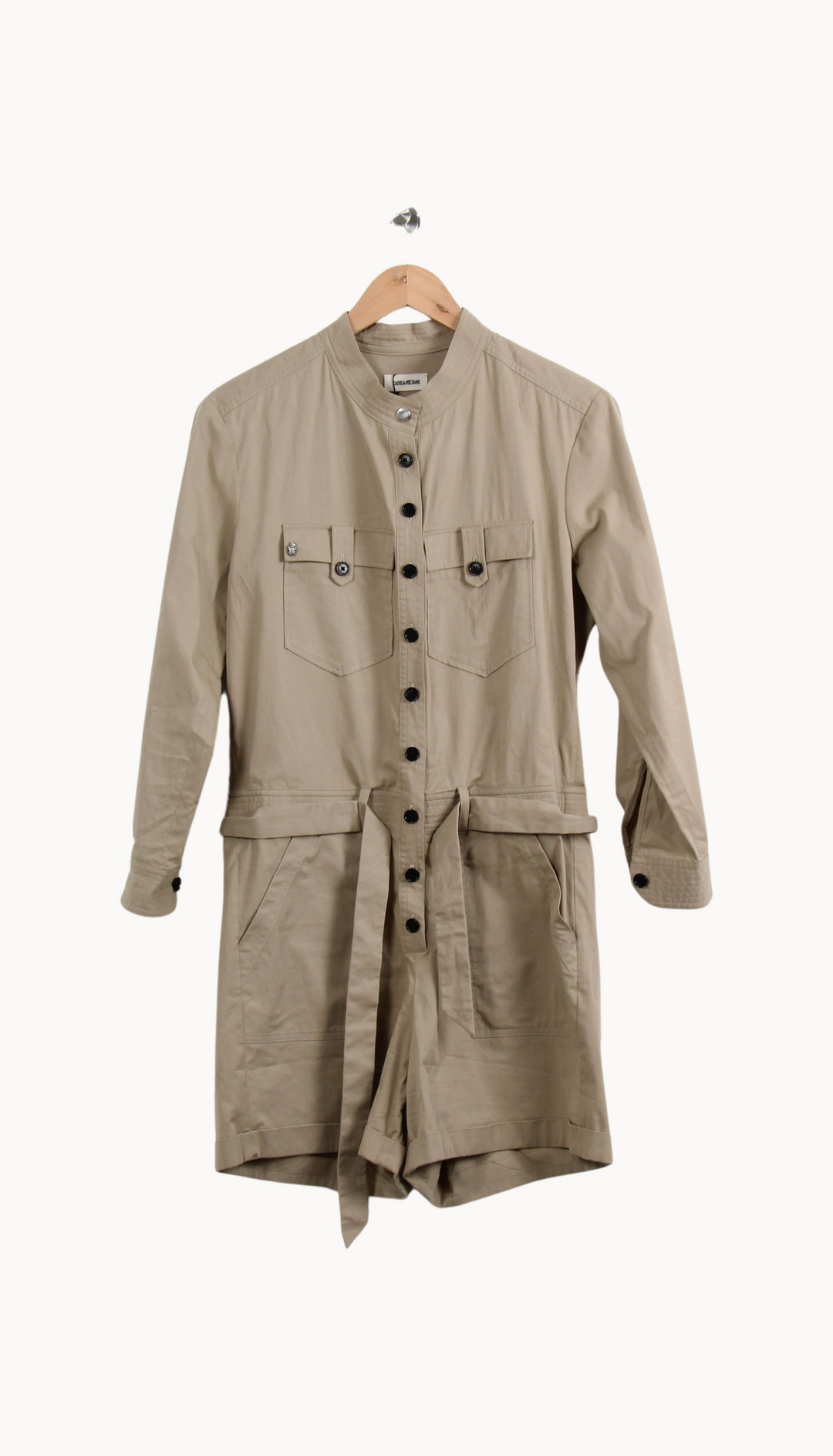Combishort Beige - Taille M/38 de la marque Zadig&Voltaire | PARAD44763 - Vendu par Paradigme - Image 2