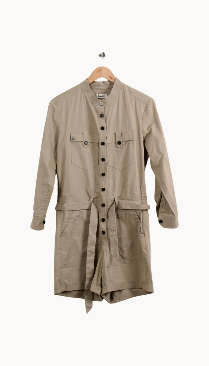 Combishort Beige - Taille M/38 de la marque Zadig&Voltaire | PARAD44763 - Vendu par Paradigme - Image 2