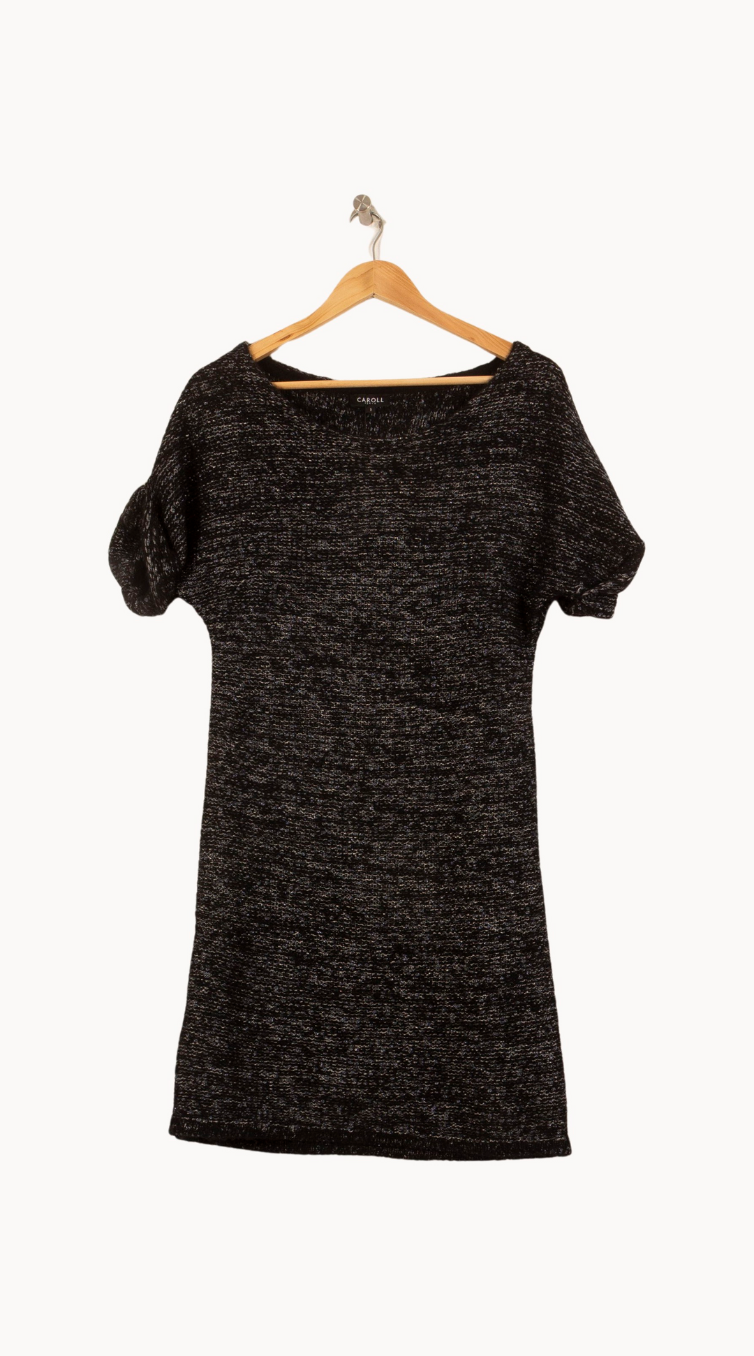 Robe Longue Noire - Taille S/36 de la marque Caroll | PARAD39635 - Vendu par Paradigme - Image 2