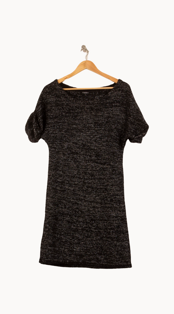 Robe Longue Noire - Taille S/36 de la marque Caroll | PARAD39635 - Vendu par Paradigme - Image 2